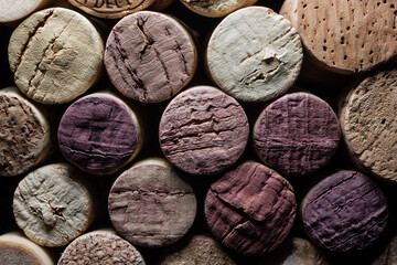 Wine corks macro natural wallpaper