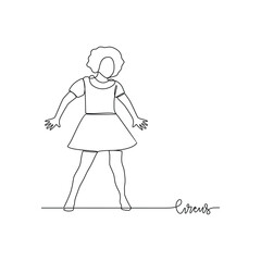 One continuous line drawing of circus themes design vector illustration. people circus performance illustration simple linear style vector concept. Suitable for circus show promotion and education.