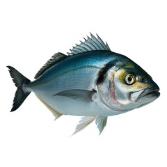 Freshwater Fish Isolated on White Background