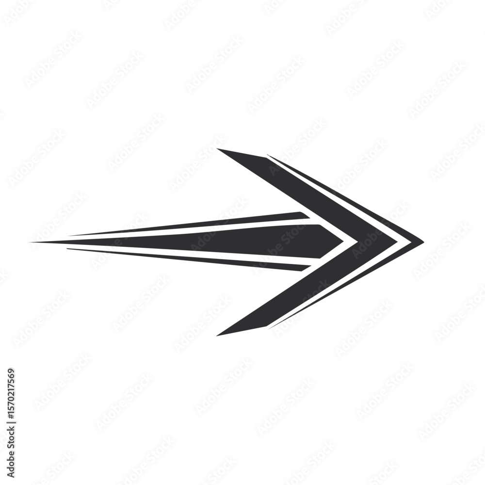 Poster sleek direction indicator icon on dark backdrop graphic element for navigation technology and wayfin