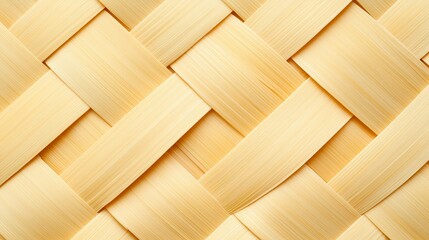 Close-up view of a woven light beige texture.