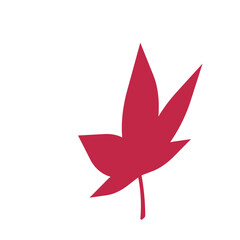 紅葉したモミジのベクターイラスト_16