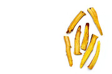 Liquorice root herbs, herbal slices