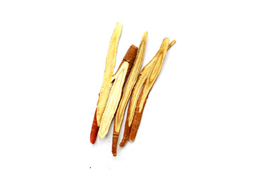 Liquorice root herbs, herbal slices
