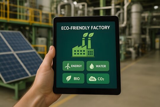 Eco friendly factory energy water bio co tablet solar panels industry sustainability green technology
