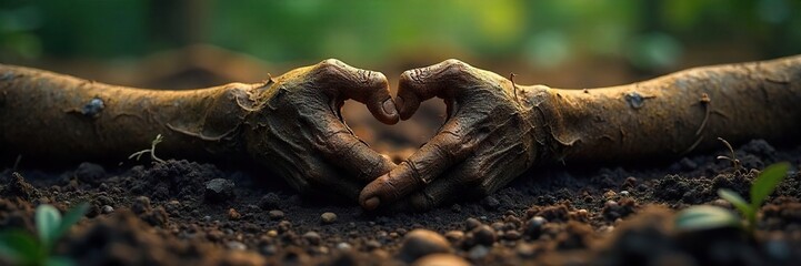 Intertwined Tree Roots A Powerful Symbol of Deep Connection and Enduring Bonds