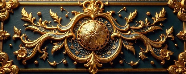 Gilded Finery Intricate Details and Luxurious Textures of Opulent Decorative Arts