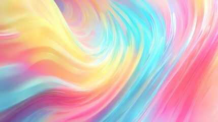 Abstract swirl of pastel colors