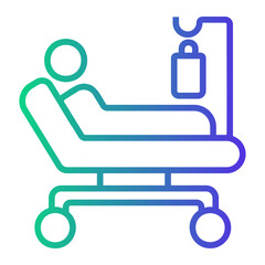 therapist Line Gradient Icon