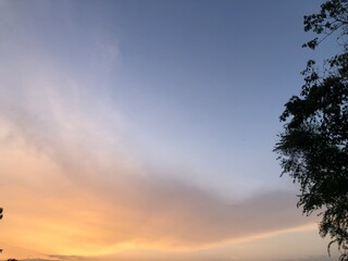 Fototapeta premium sunset in the mountains