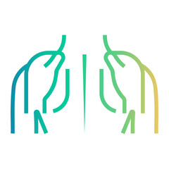 therapist Line Gradient Icon