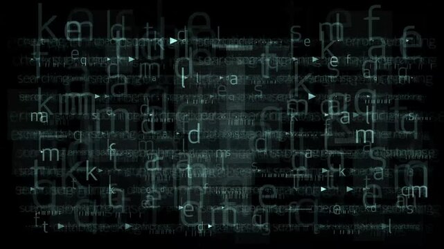 Decoding Data Text Stream - Intro, Background or Overlay Animation Effect