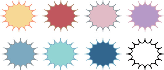 Speech bubble icon -2- set