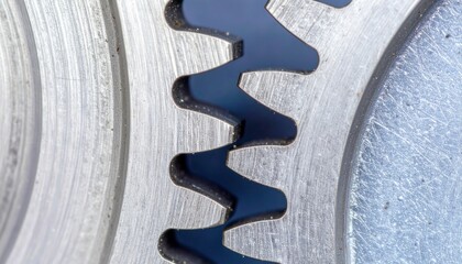 Closeup View Of Interlocking Gears