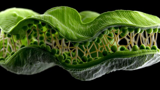 A green plant with a lot of leaves and stems