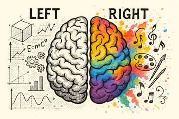Left Brain Logic Right Brain Creativity image
