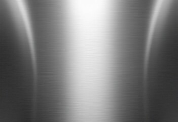 Sleek Stainless Steel Texture with Soft Reflections, Text Overlay Ready Finish