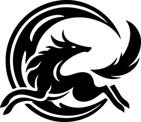 vector illustration sketch design mystical animal mythology urban legend abstract modern 