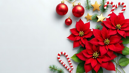 Christmas decoration on a white background