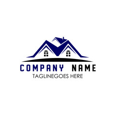 Simple and elegant Real Estate Vector Logo Design