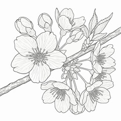 Obraz premium vector illustration of a flower