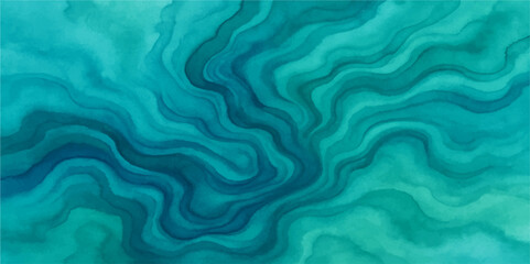 Fototapeta premium Blue wavy water pattern with ripples and light reflections for a cool, clear, seamless liquid design