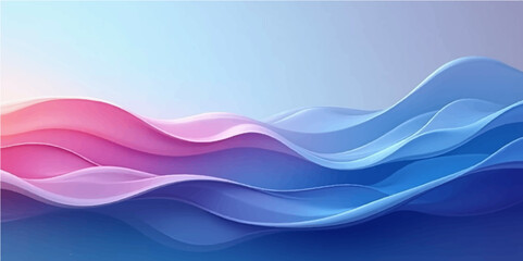 Abstract colourful background with flowing blue wave lines, a dynamic and artistic digital illustration perfect for modern designs