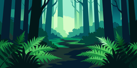 tropical jungle background
