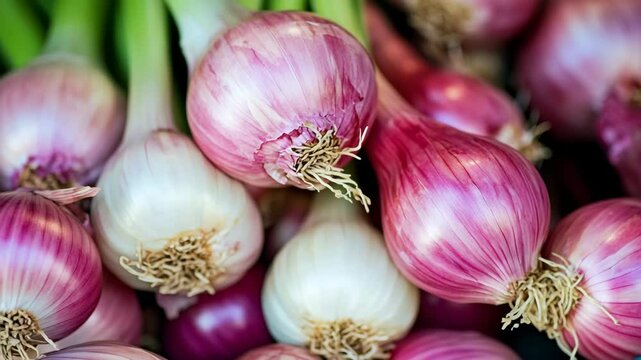 onions and garlic