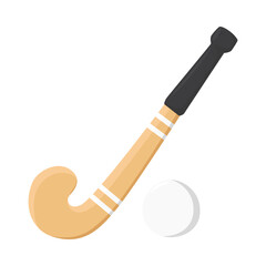 Field Hockey Emoji Icon Illustration Sign. Sports Vector Symbol Emoticon Design Vector Clip Art.