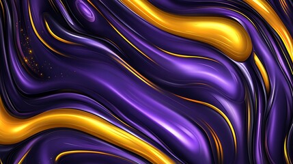 Fototapeta premium Abstract liquid paint swirls (2)