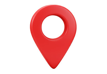 3D Location Pin Red Gps Pointer Map Marker Navigation Illustration
