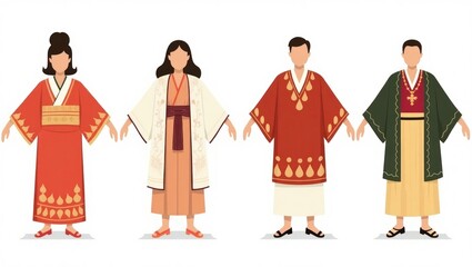 Diverse Cultural Attire Exploring Traditional Clothing from Around the World