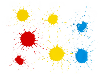 Abstract Splatter Background Paint Spot Stain Color Splash Art