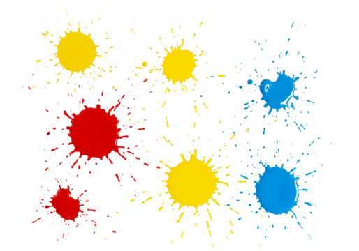 Abstract Splatter Background Paint Spot Stain Color Splash Art - Powered by Adobe