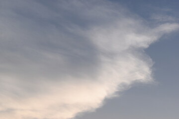 Fototapeta premium beautiful blue sky and white cloud background in springtime