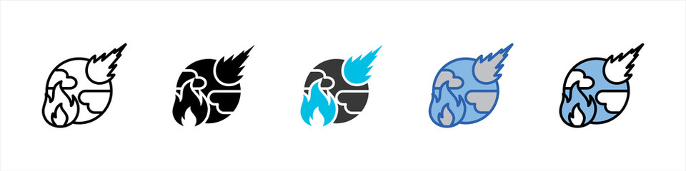 Cataclysm Icon Pack Multistyle Illustration