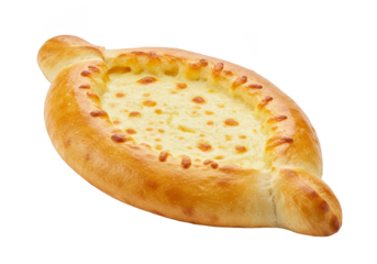 Adjarian Khachapuri Georgian Cheese Bread Traditional Food Meal Baked