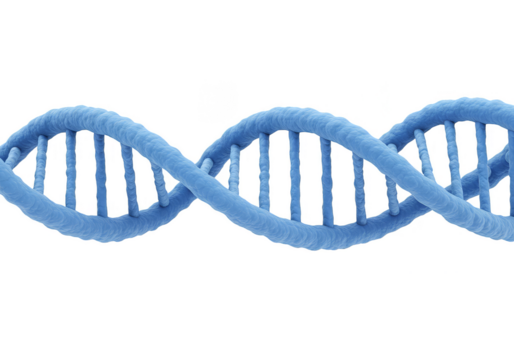 Blue Helix DNA Molecule Genetic Science Biotechnology Transparent Illustration