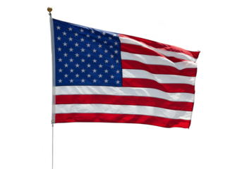 American Flag Waving Stars Stripes a Patriotic National Symbol Background