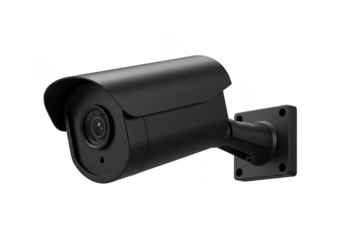 Black Security Camera CCTV Surveillance System for Protection PNG