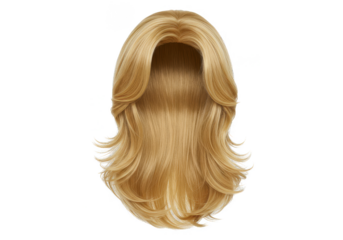 Blonde Wig Hairstyle Beauty Haircut Transparent Background Fashion Style