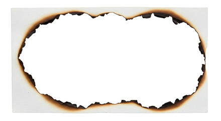 Burnt Paper Frame Border Grunge Texture Abstract Background