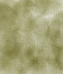 Olive Green Watercolor Paper Texture Background
