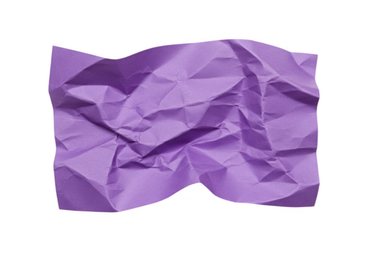 Crumpled Purple Paper Texture Background Wrinkled Material Abstract