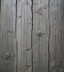 Naklejka premium Rustic Gray Wood Texture Weathered Oak Planks with Cracks and Peeling Splinters