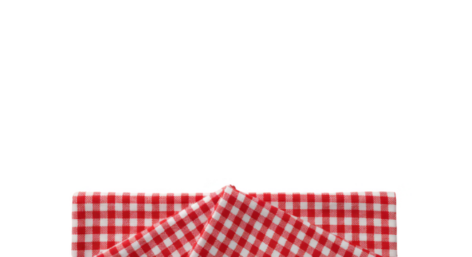 Gingham Fabric Red and White Texture Checkered Pattern Background