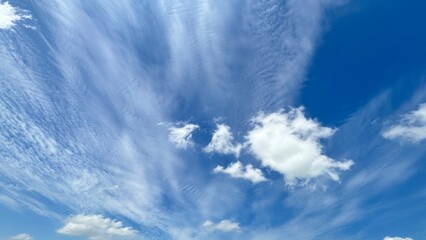 blue sky with clouds