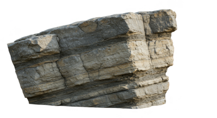 Gray Rough Stone Block Texture for Background with Isolated Feature