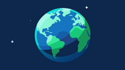 Fototapeta premium earth globe illustration